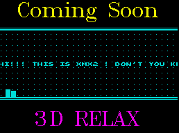 Coming soon 3D Relax